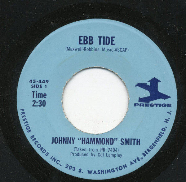 Johnny Hammond : Ebb Tide / Stand By Me (7", Single)