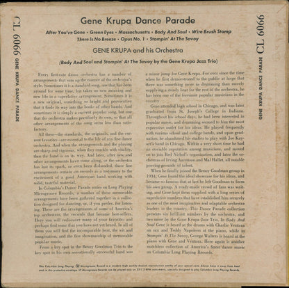 Gene Krupa And His Orchestra : Gene Krupa Dance Parade (10", Comp)