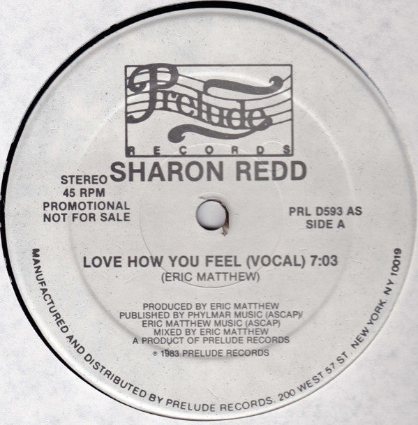 Sharon Redd : Love How You Feel (12", Promo)