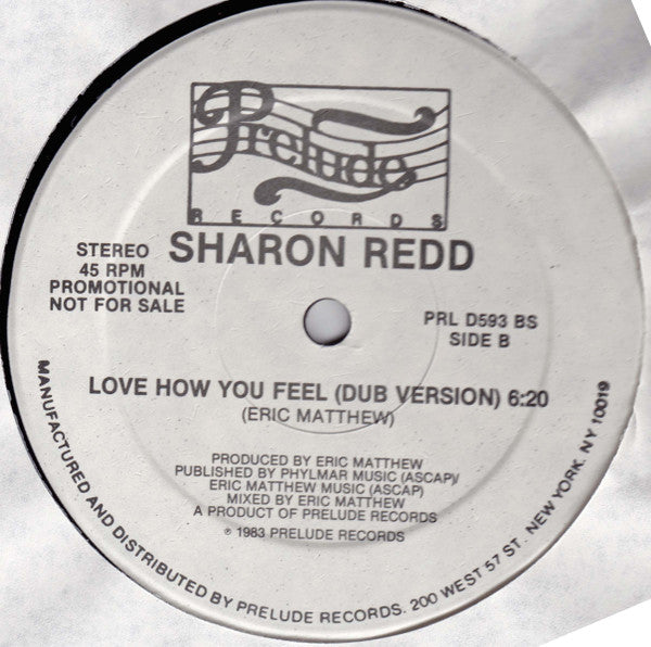 Sharon Redd : Love How You Feel (12", Promo)