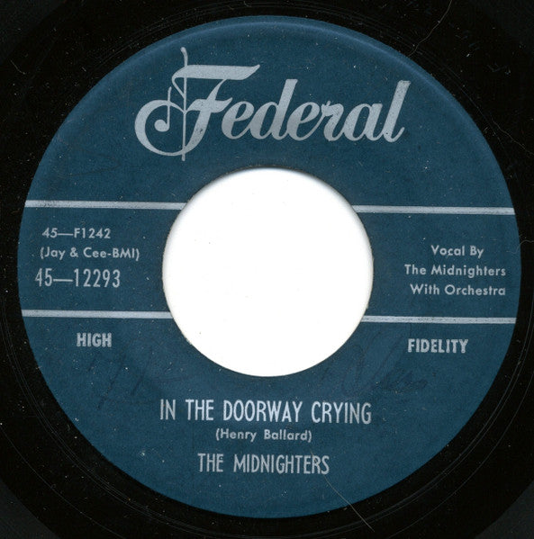 The Midnighters : E Basta Cosi / In The Doorway Crying (7")