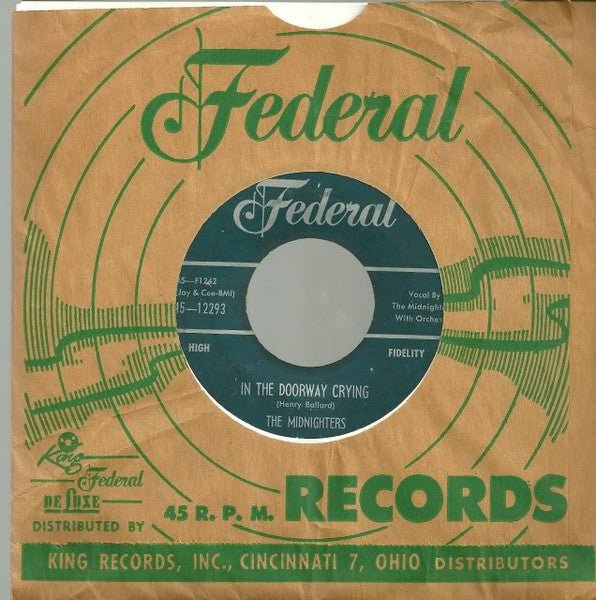 The Midnighters : E Basta Cosi / In The Doorway Crying (7")