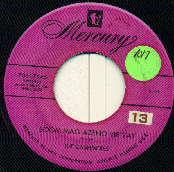 The Cashmeres : Don't Let It Happen Again / Boom Mag-Azeno Vip Vay (7", Single)