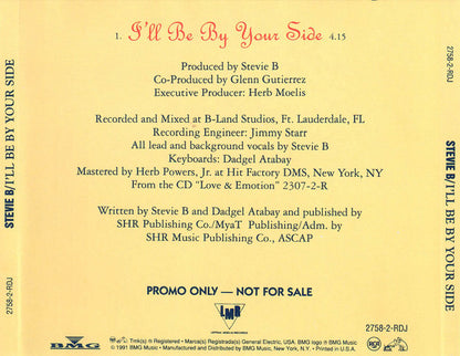 Stevie B : I'll Be By Your Side (CD, Single, Promo)