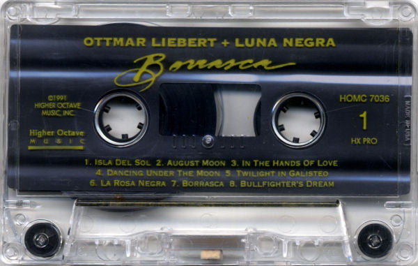 Ottmar Liebert And Luna Negra : Borrasca (Cass, Album, HX )