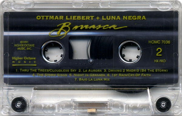 Ottmar Liebert And Luna Negra : Borrasca (Cass, Album, HX )