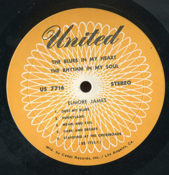 Elmore James : The Blues In My Heart The Rhythm In My Soul (LP, Album, RE)