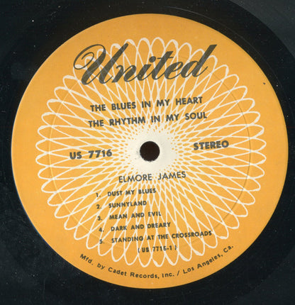 Elmore James : The Blues In My Heart The Rhythm In My Soul (LP, Album, RE)