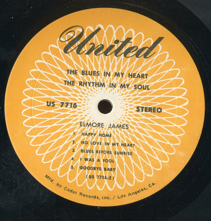 Elmore James : The Blues In My Heart The Rhythm In My Soul (LP, Album, RE)