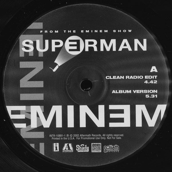 Eminem : Superman (12", Promo)