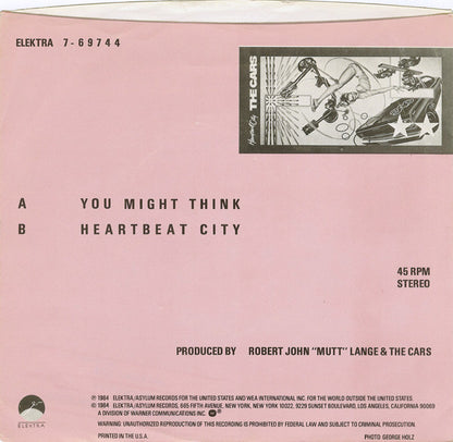 The Cars : You Might Think (7", Single, Spe)