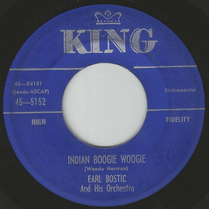 Earl Bostic And His Orchestra : Indian Boogie Woogie (7", Single)