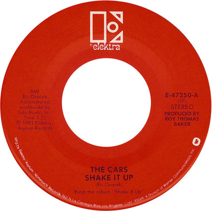 The Cars : Shake It Up (7", Single, Spe)