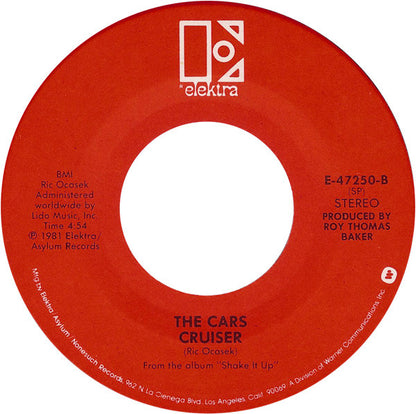 The Cars : Shake It Up (7", Single, Spe)