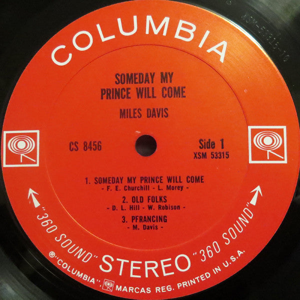 The Miles Davis Sextet : Someday My Prince Will Come (LP, Album)