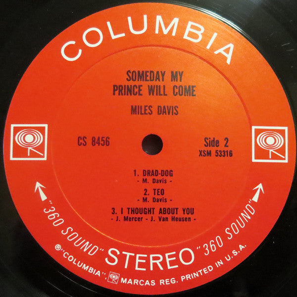 The Miles Davis Sextet : Someday My Prince Will Come (LP, Album)