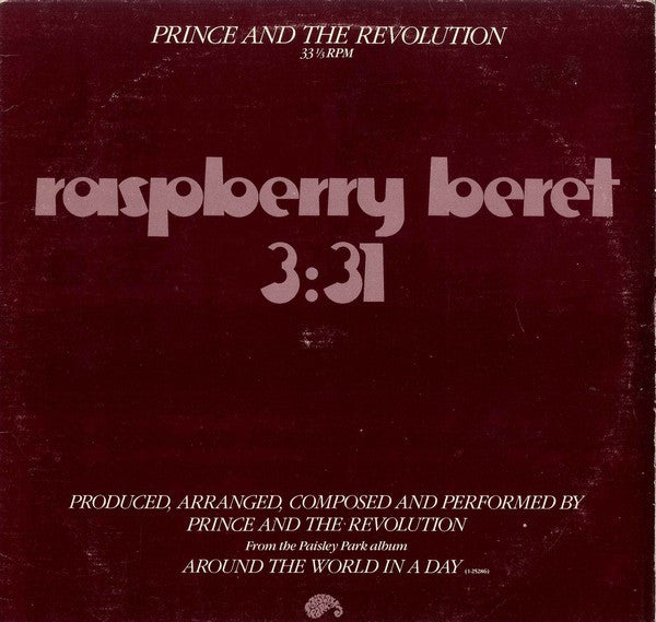 Prince And The Revolution : Raspberry Beret (12", Single, Promo)