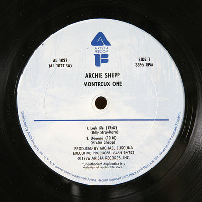 Archie Shepp : Montreux One (LP, Album)