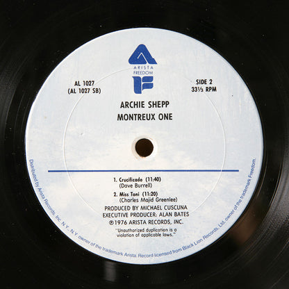 Archie Shepp : Montreux One (LP, Album)