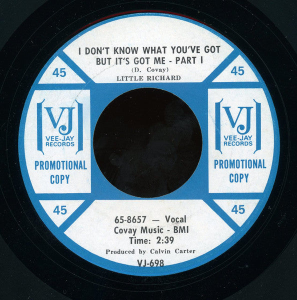 Little Richard : I Don't Know What You've Got But It's Got Me (7", Promo)