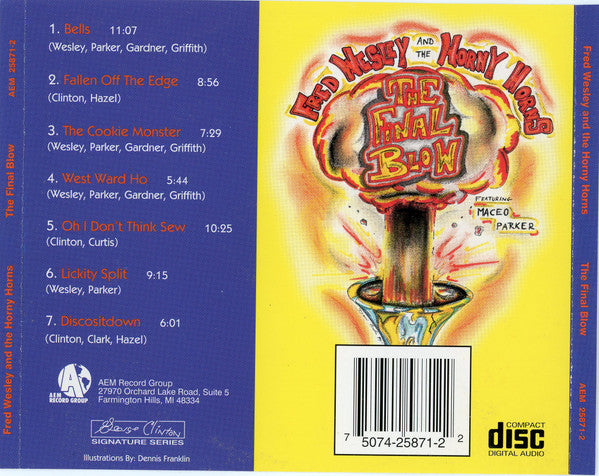 Fred Wesley & The Horny Horns Featuring Maceo Parker : The Final Blow (CD, Album)