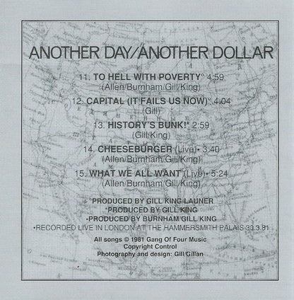 Gang Of Four : Solid Gold & Another Day / Another Dollar (CD, Comp, RM, RP)