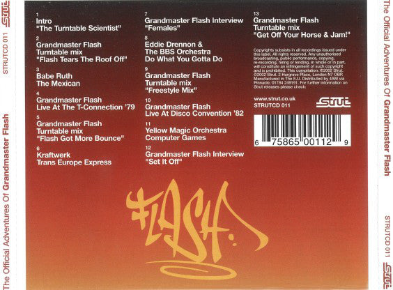 Grandmaster Flash : The Official Adventures Of Grandmaster Flash (CD, Album, Comp)