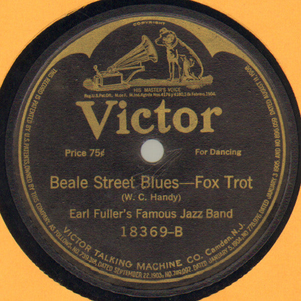 Earl Fuller's Famous Jazz Band : Old Grey Mare / Beale Street Blues (Shellac, 10")