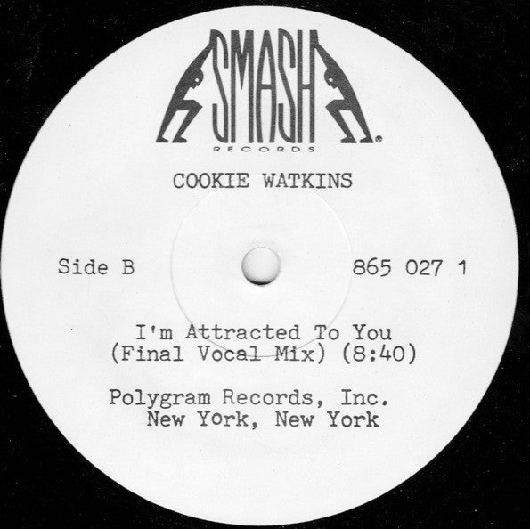 Cookie Watkins : I'm Attracted To You (12", Promo)