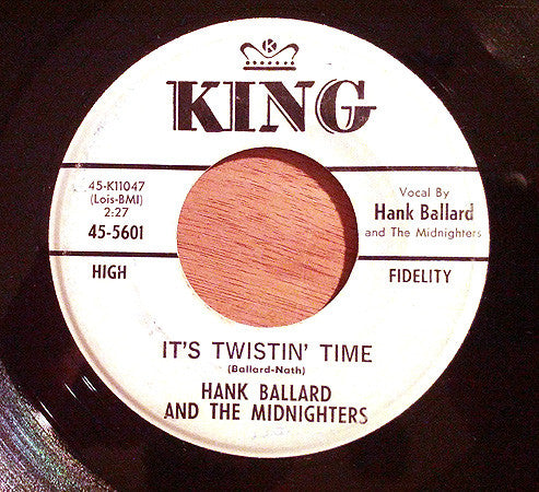 Hank Ballard & The Midnighters : It's Twistin' Time / Autumn Breeze (7", Single, Promo)