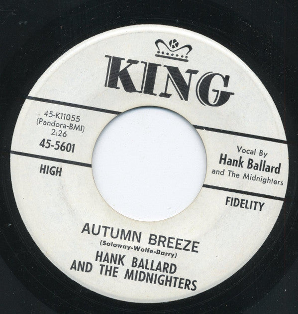 Hank Ballard & The Midnighters : It's Twistin' Time / Autumn Breeze (7", Single, Promo)