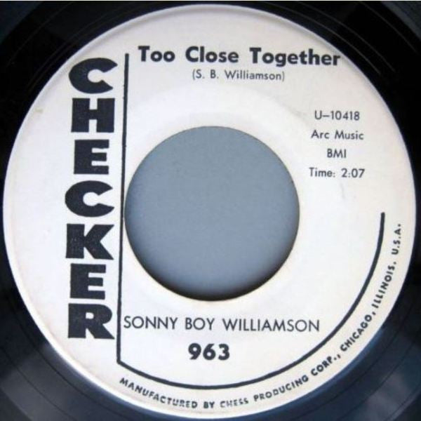 Sonny Boy Williamson (2) : Trust My Baby (7", Promo)