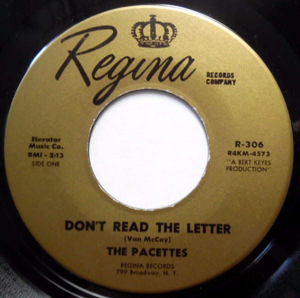 The Pacettes : Don't Read The Letter (7", Single)