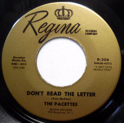 The Pacettes : Don't Read The Letter (7", Single)