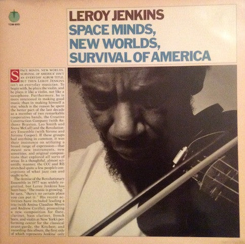 Leroy Jenkins : Space Minds, New Worlds, Survival Of America (LP, Album, Promo)