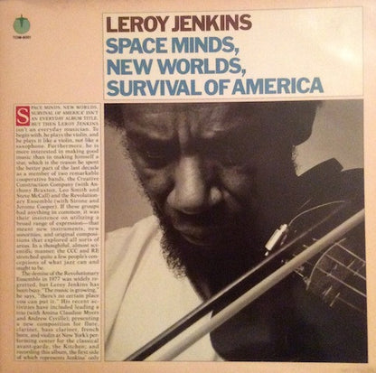 Leroy Jenkins : Space Minds, New Worlds, Survival Of America (LP, Album, Promo)