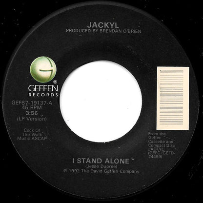 Jackyl : I Stand Alone / Mister Can You Spare A Dime (7")