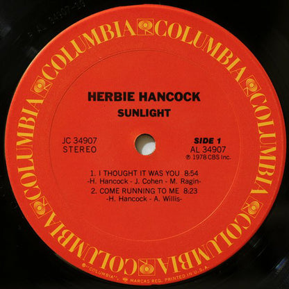 Herbie Hancock : Sunlight (LP, Album)