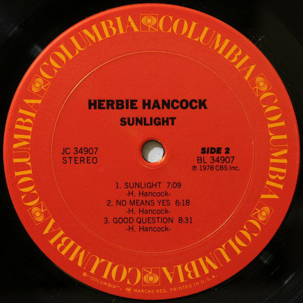 Herbie Hancock : Sunlight (LP, Album)