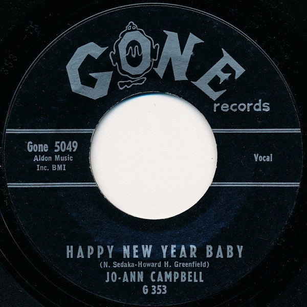Jo Ann Campbell : Happy New Year Baby (7", Single, Styrene)