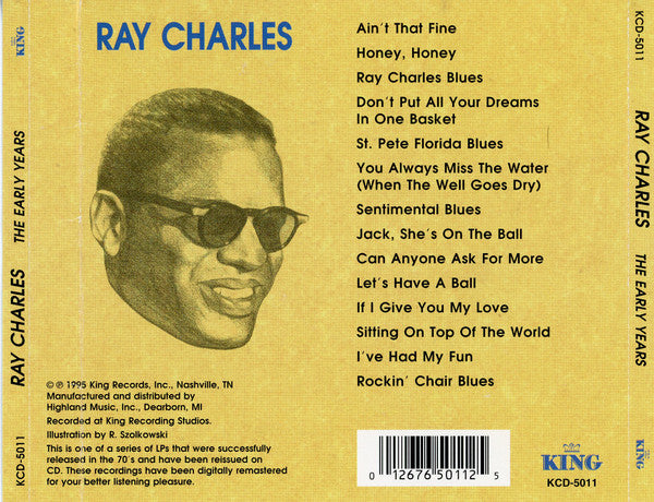 Ray Charles : Ray Charles The Early Years (CD, Comp)