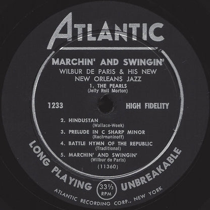 Wilbur De Paris And His New New Orleans Jazz : Marchin' And Swingin' (LP, Album, RM)
