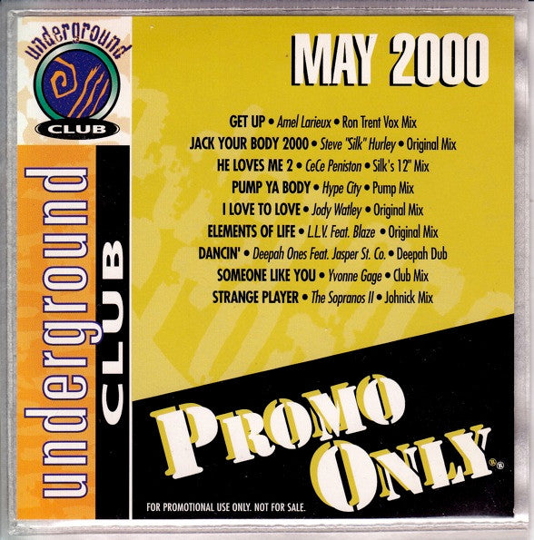 Various : Promo Only Underground Club May 2000 (CD, Comp, Promo)