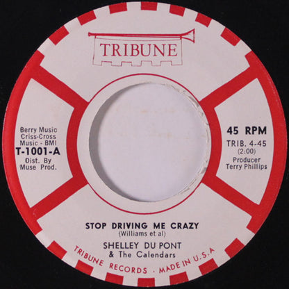 Shelley Du Pont & The Calendars : Stop Driving Me Crazy / Share My Love (7")