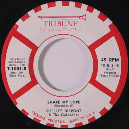 Shelley Du Pont & The Calendars : Stop Driving Me Crazy / Share My Love (7")