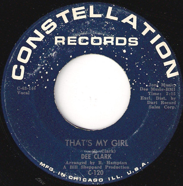 Dee Clark : Come Closer / That's My Girl (7")