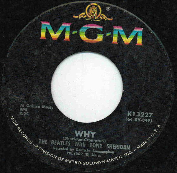 The Beatles With Tony Sheridan : Why (7", Single)