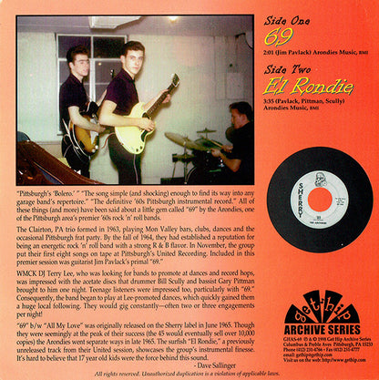 The Arondies : 69 (7", Single)