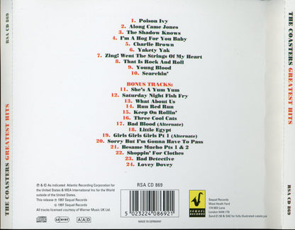 The Coasters : The Coasters' Greatest Hits (CD, Comp, RE)
