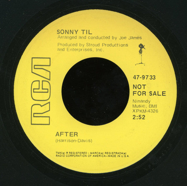 Sonny Til : You're All I Need (7", Promo)